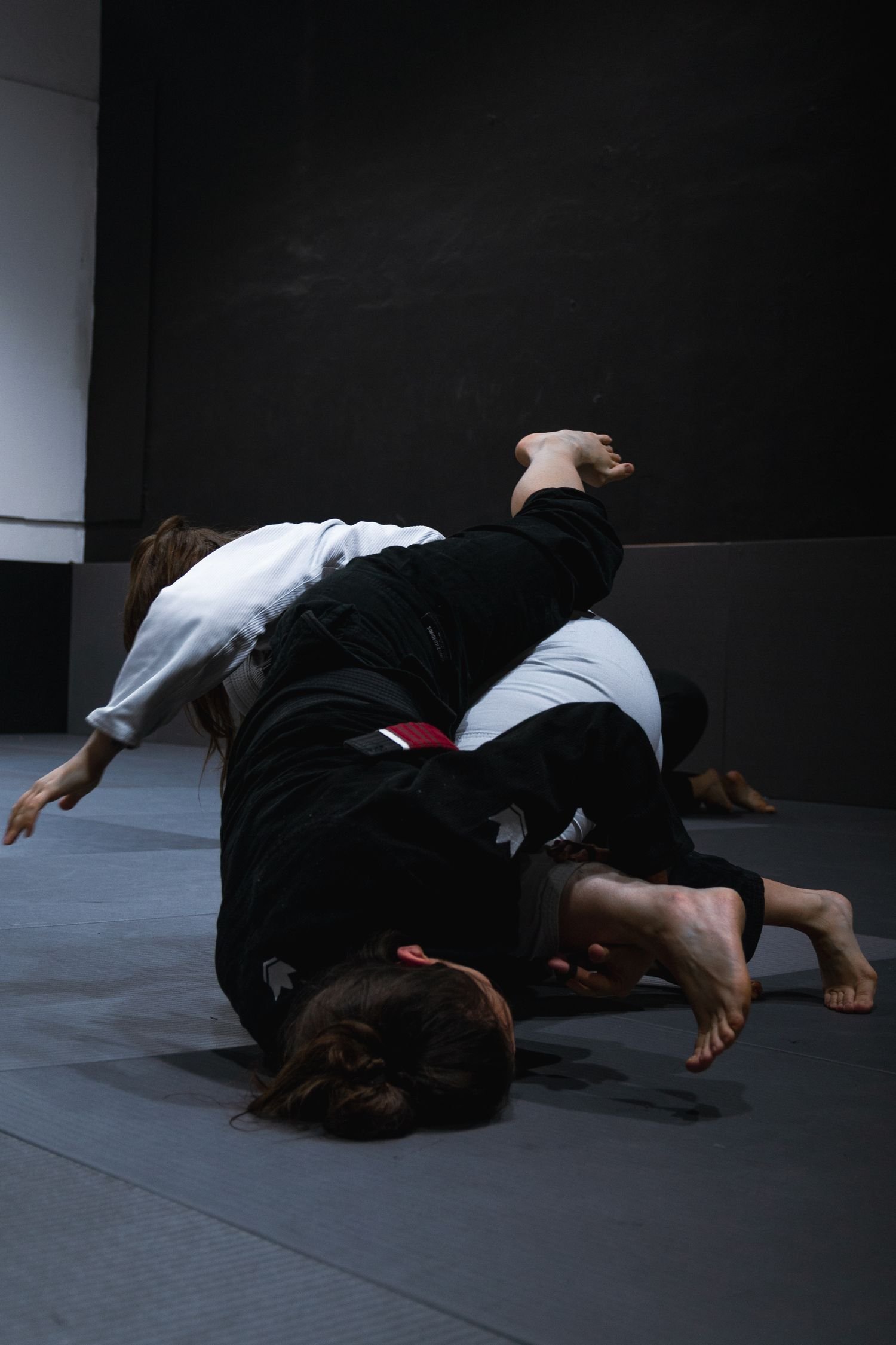 Treino de Jiu-Jitsu no tatame